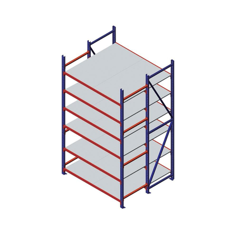 Warehouse Storage Stackable Pallet Shuttle Rack with Beams