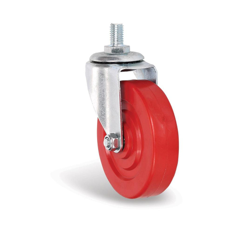 4" PVC Wheels without Axle for Shopping Trolleys