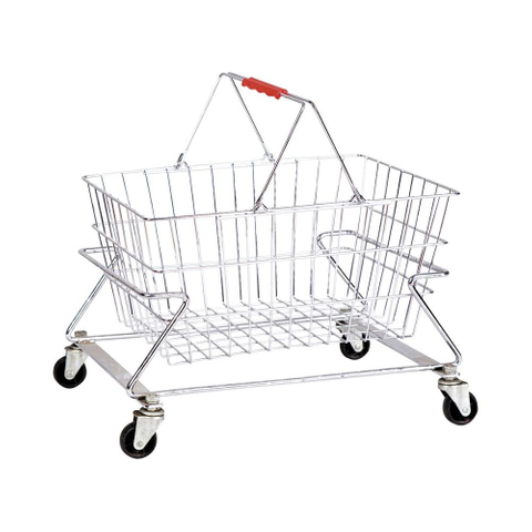 New Portable Large Capacity Supermarket Shopping Basket Holder