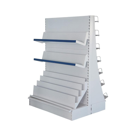 Punch Holes Back Board Supermarket Stacking Shelves