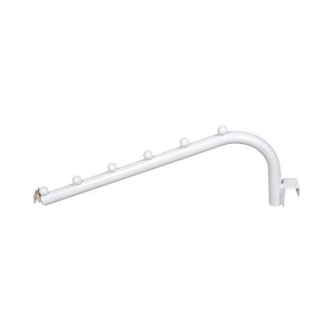 Single Plastic Prong Display Hooks with Locking Security