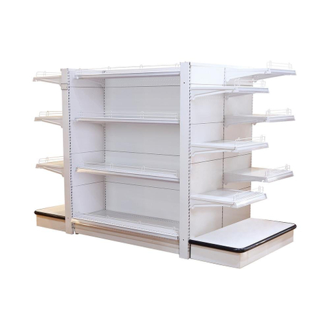 5 Layers Slatwall Panel Quality Commercial Supermarket Shelf 