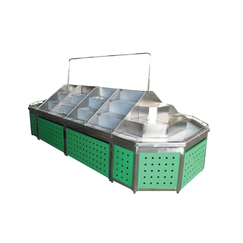 Fashionable Acrylic Fruit Vegetable Display Rack for Supermarket