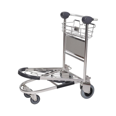 Passenger Luggage Cart Airport Baggage Trolley with Brake