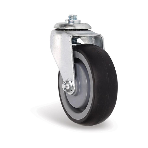 TPR single axle swivel wheels for shopping trolleys