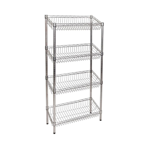 Customized Size And Compent Metal Wire Closet Shelving