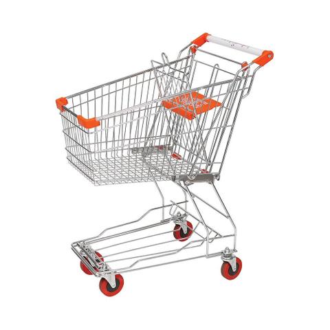 60L Asian Small Retail Supermarket Shopping Trolleys