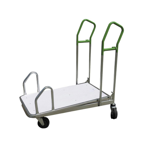 Metal Steel Hand Warehouse Housekeeping Trolleys