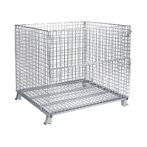 4 Sides Roll Container Roll Cage Warehouse Trolley