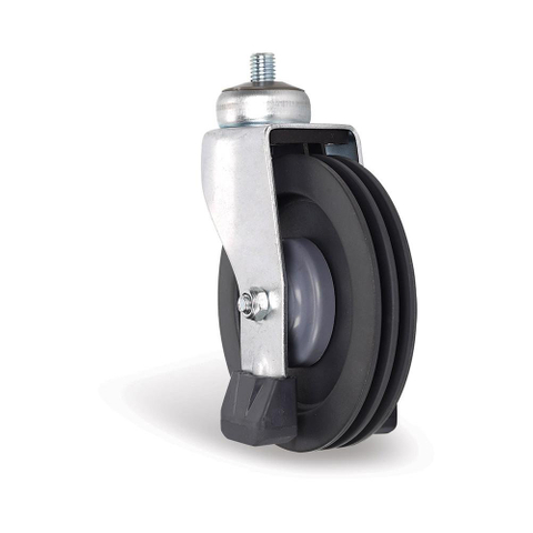 Modular Stem Fork with Supermarket cart PU Wheel