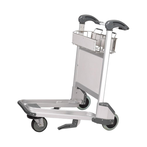 Top Quality Lightweight Aluminum Airport Luggage Trolley