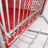 200L Plastic Material Hand Push Supermarket Shopping Trolley 