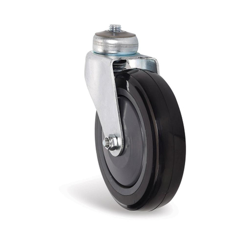 PU double axles Shopping Trolley Cart Caster
