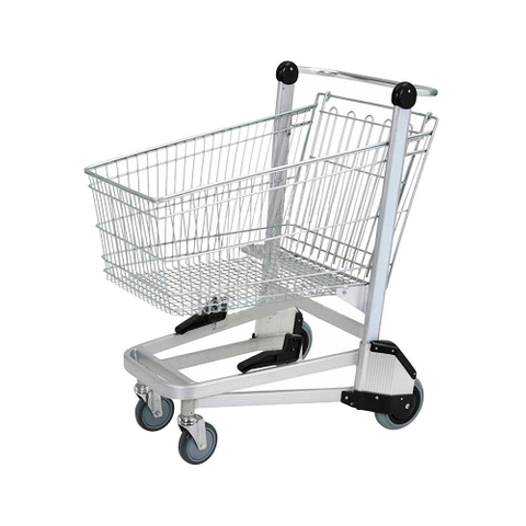 Handle Brake Airport Baggage Trolley with Customized Logo