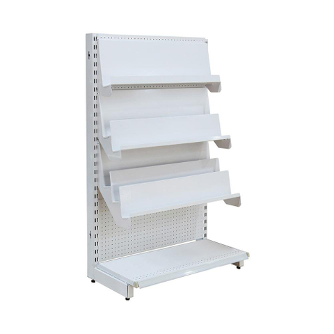 Single Side Supermarket Commercia Display Rack System