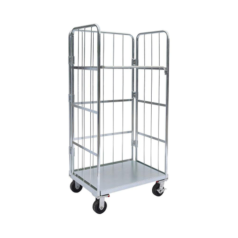 Customized New Design Wire Mesh Safety Roll Container 