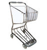 Professionally Workshop Three Wheels Stainless Steel 304 Airport Luggage Trolley