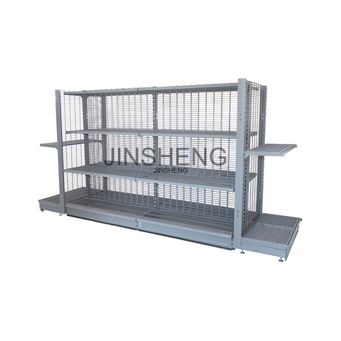 Heavy Duty Gondola Advertising Display Supermarket Shelf