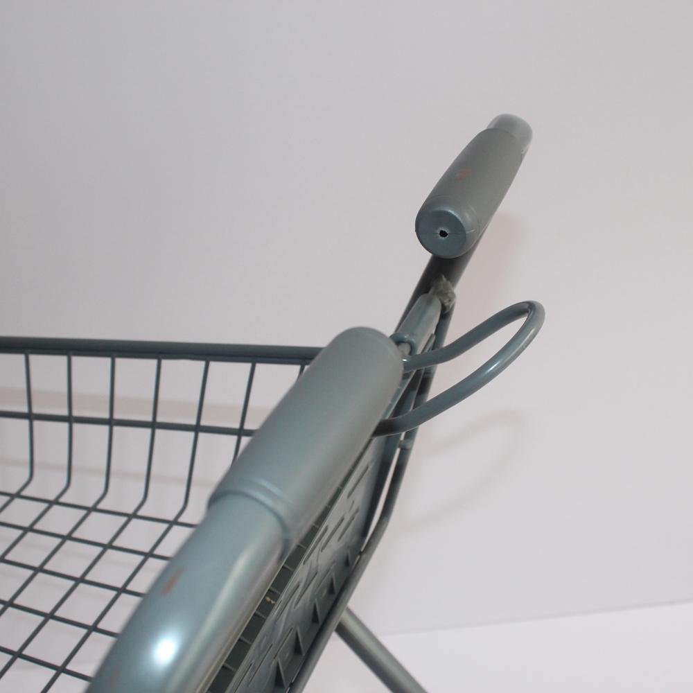 Japanese Gray Supermarket Basket Cart Folding Hand Trolley