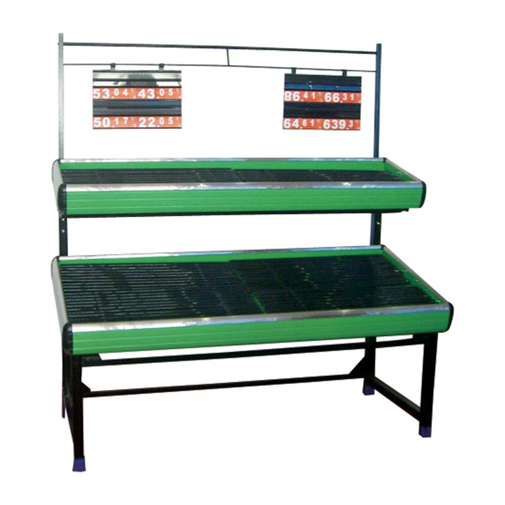 Customized Double Side Fruit And Vegetable Wicker Rack 