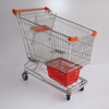 210L Asian Modern Escalator Metal Supermarket Carts