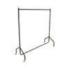 Standing Laundry Steel Hanger Double Pole Cloth Drying Rack 