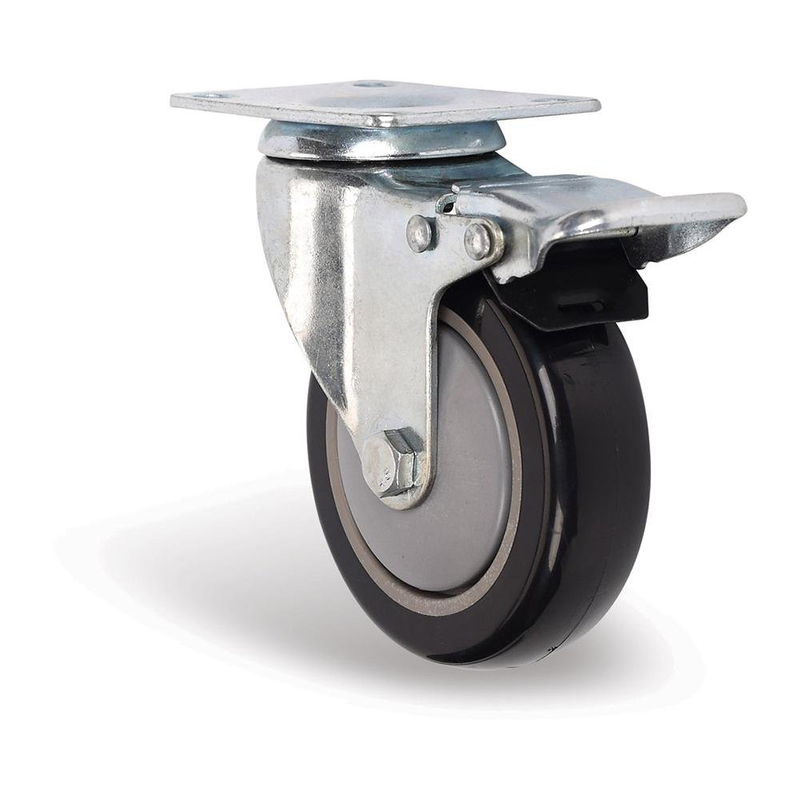 Elevator Wholesale PU Wheel Caster For Shopping Trolley