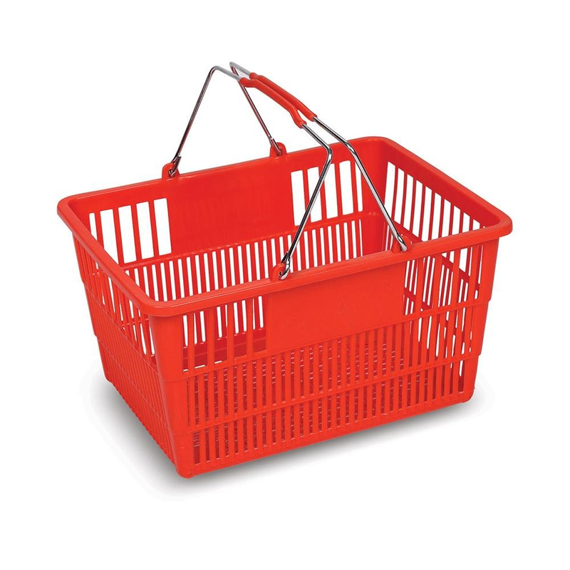 HDPP Material Plastic Stylish Shopping Basket for Supermarket