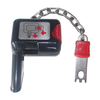 Supermarket Shopping Trolley Coin Locks with Metal Chain 
