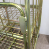 Collapsible Wire Mesh Container Rolling Metal Storage Cage