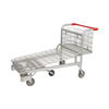  Heavy Duty Wire Foldable Warehouse Rolling Trolley Cart