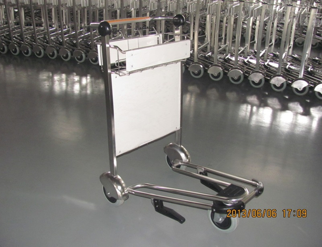 JS-TAT04-1 Stainless Steel airport trolley